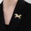 Broche à breloque Unique, broche cheval à la mode, beaux badges, 7