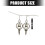 1 Pair Unique Design Spiked Ball Shaped Horseshoe Ring Earrings 4