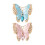 Épingle à bijoux papillon en strass élégante pour des-Bleu 2