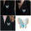 Épingle à bijoux papillon en strass élégante pour des-Bleu 3