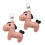 Set mit 2 Stück künstlerischem Pferd-2 1