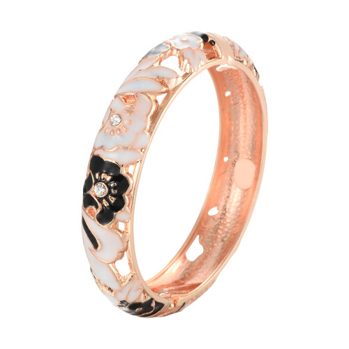 Multicolor Cuff Bracelet With Cultural Patterns Chic Zinc-BBW