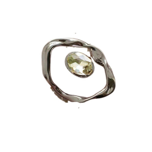Openable Finger Rings Exaggerated Line Adjustable-Yellow