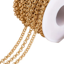 Premium Round O Shaped Copper Chain Jewelry Component For-gold