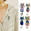 Schickes Katzen-Design, Brosche, Anstecknadel,-C 3