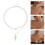 Delicate Ballet Themed Jewelry Adjustable Length Chain 2