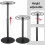 Metal Art Display Rack Adjustable Height Rotation for 6