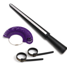 Finger Ring Sizing Band Sturdy Plastic Measurement Tool-2