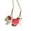Collier en cuir pour animaux de compagnie, à la-points rouges 1