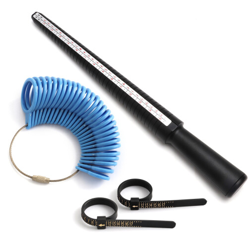 Adjustable Ring Sizer Band Plastic Finger Measurement Tool-6