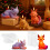 Wiederverwendbare Silikonform, Füchse, Bastelformen,-Muster 2 2