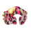 Lightweight Amber Resin Ring Minimalist Design-rose red 1
