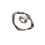 Exaggerated Line Dating Rings Adjustable Finger Opening-White 1