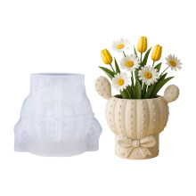 Strong Silicone Euphorbia Flowerpot Mold for Creative Handmade