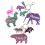 Moule à pendentif en Silicone en forme d'animal, pour-éléphant 4