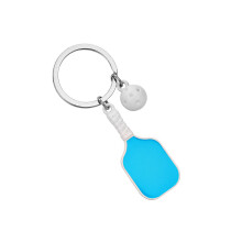Premium Pickleball Paddle Sports Keychain Crafted from-Blue
