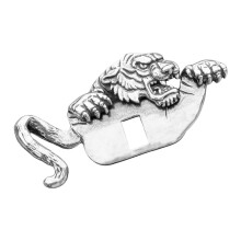Dierenbroche voor herenkostuum Accessoire Zinklegering-B