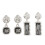 Fashion Statement Acrylic Drop Earrings with Geometric-1 2