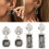 Fashion Statement Acrylic Drop Earrings with Geometric-1 3