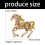 Elegante Cartoon-Pferdebrosche mit Emaille-Finish und-Rosa 3