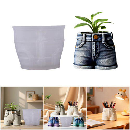 Neuartige Jeans-Design-Silikonform zum Basteln von 1