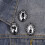 Gotisch karakter skelet emaille broche Halloween-QHXZ5010 3