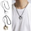 Leopard Shaped Pendant Chain Featuring Electroplated-Silver 3