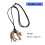 Leopard Shaped Pendant Chain Featuring Electroplated-Silver 6