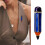 Broche en alliage enduit d'émail, thème crayon créatif,-Rouge 3