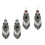 Bohemian Metal Drop Earrings Delicate Craftsmanship-Blue 2