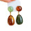 Asymmetric Drop Earrings Geometric Shape Resin Materials 4