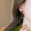 Asymmetric Drop Earrings Geometric Shape Resin Materials 5