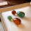 Asymmetric Drop Earrings Geometric Shape Resin Materials 7
