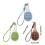 Mini sac de raquette de Tennis polyvalent, porte-clés à-Vert 4