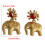 Boucles d'oreilles Design éléphant robuste, bijoux en-Argent 4