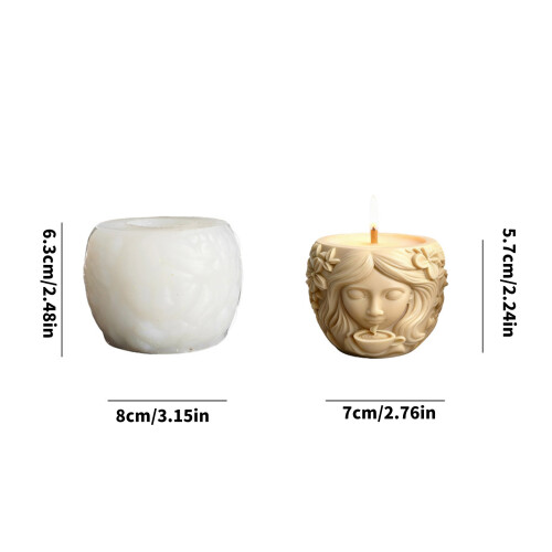 Artisanal Silicone Planter Mold For Resin Cement Casting Pen 2