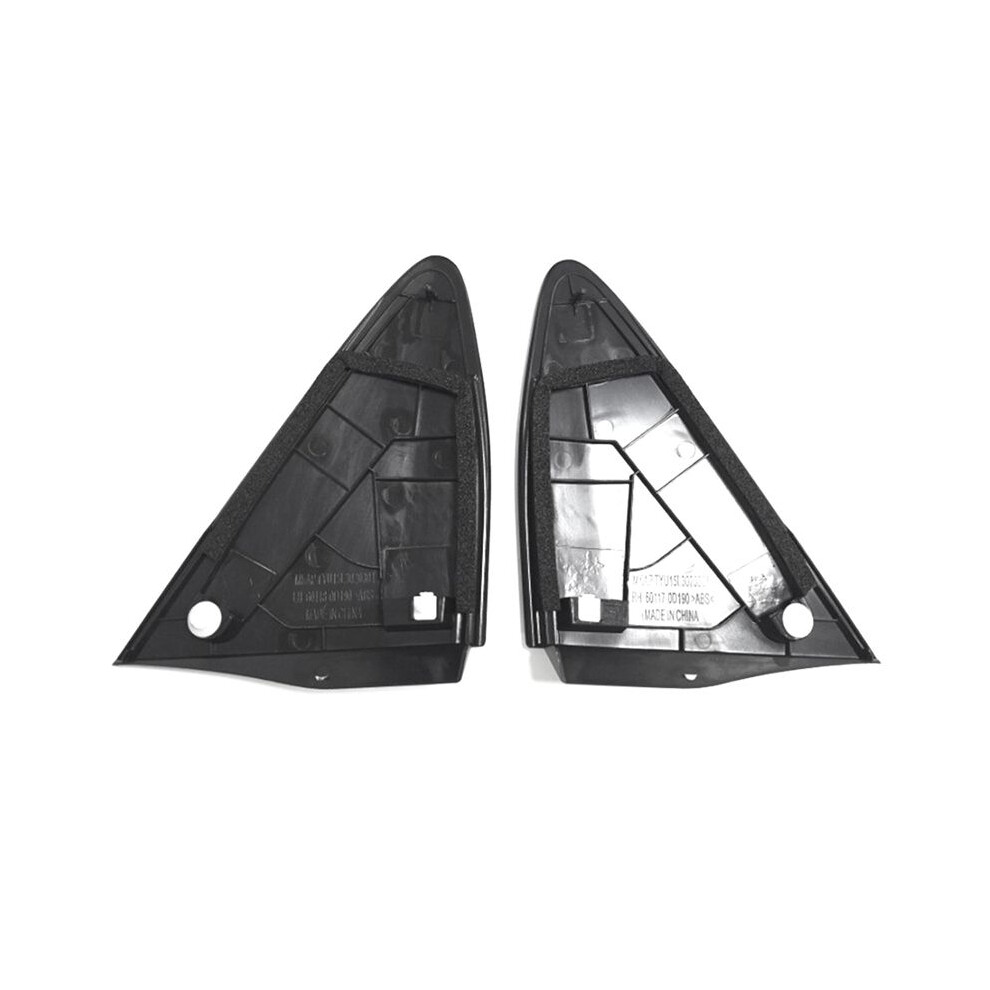 4X Rearview Mirror Triangle Cover Mirror Pillar Trim Molding For For Yaris 2015-17 Le Replacement 4713107822647