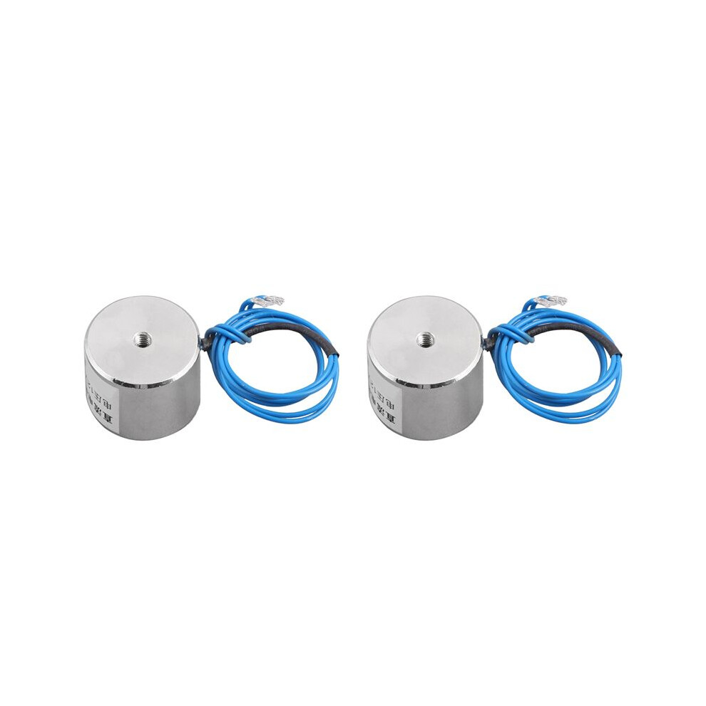 2X Ls-P25/20 Dc12v 5Kg Electric Lifting Magnet Electromagnet Solenoid 10.8Mm 6034163783436