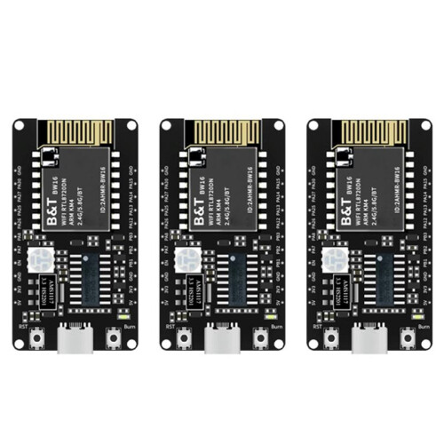 3X BW16-Kit Development Board RTL8720DN Dual-Band Wi-Fi Low-Power  BLE Module Type-C Interface
