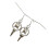 1 Pair Unique Design Spiked Ball Shaped Horseshoe Ring Earrings 1