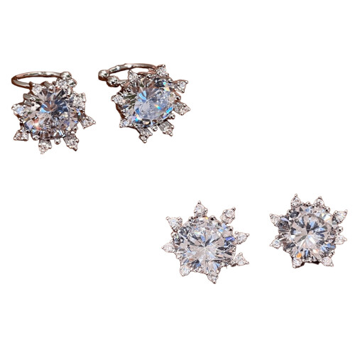Ensemble de bijoux à pince d'oreille douce,-clip d'oreille 2