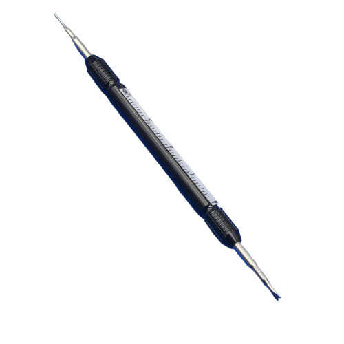 Double Head V Grooves Spring Bar Tool with 1mm-Black 1.4mm