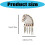 Broche tête de cheval en émail Chic avec glands, accessoire de 3