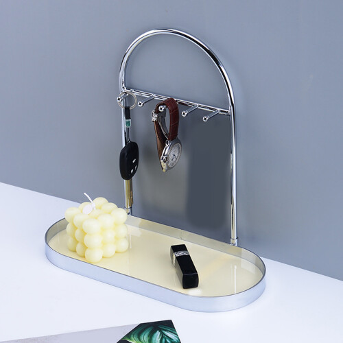 Compacte lichtgewicht sleutelhouder- gebroken witte kleur 2
