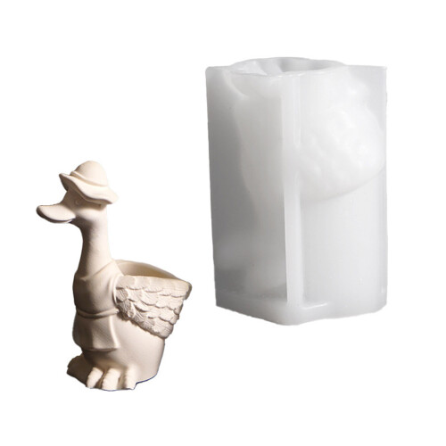 Creatieve eend siliconen mal voor harsbeton-patroon 2