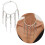 Collier clavicule confortable, pendentif étoile lune amour,-9 3