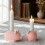Silicone Craft Mold for Crystal Drip Glues Pig Candle-pattern 2 5