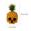 Ananashodeskalle ornament Halloween dekorasjon 3