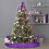 Gold Christmas Tree Skirt Sequin Double Layer 48 Inch 6