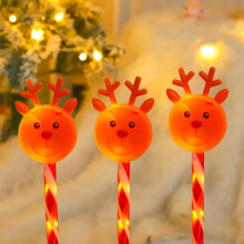 Luzes solares de Natal para figuras, LED branco quente, para uso externo.